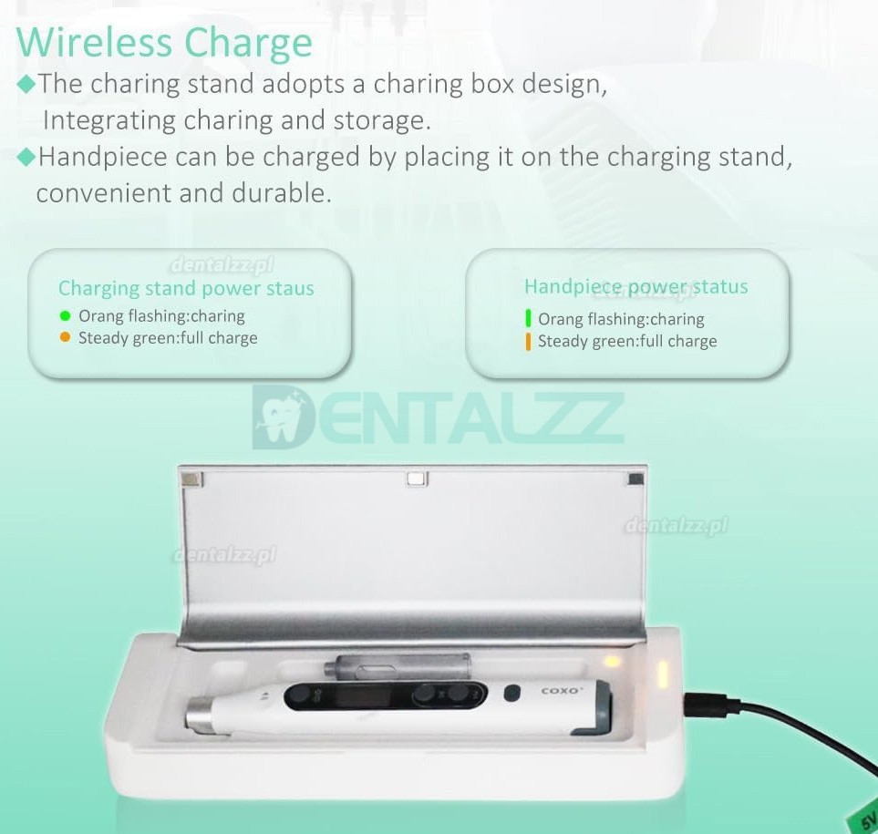 COXO GENI Urządzenie do Znieczulenia Stomatologicznego Bezprzewodowe 3 Prędkości